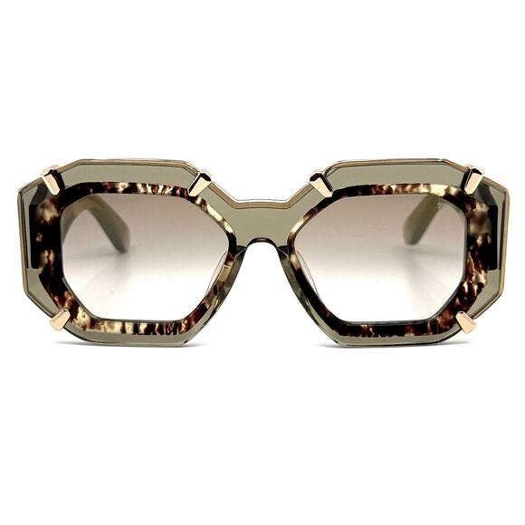New! PHILIPP PLEIN Sunglasses Plein Supreme Star SPP098V Col.G61G, Authentic